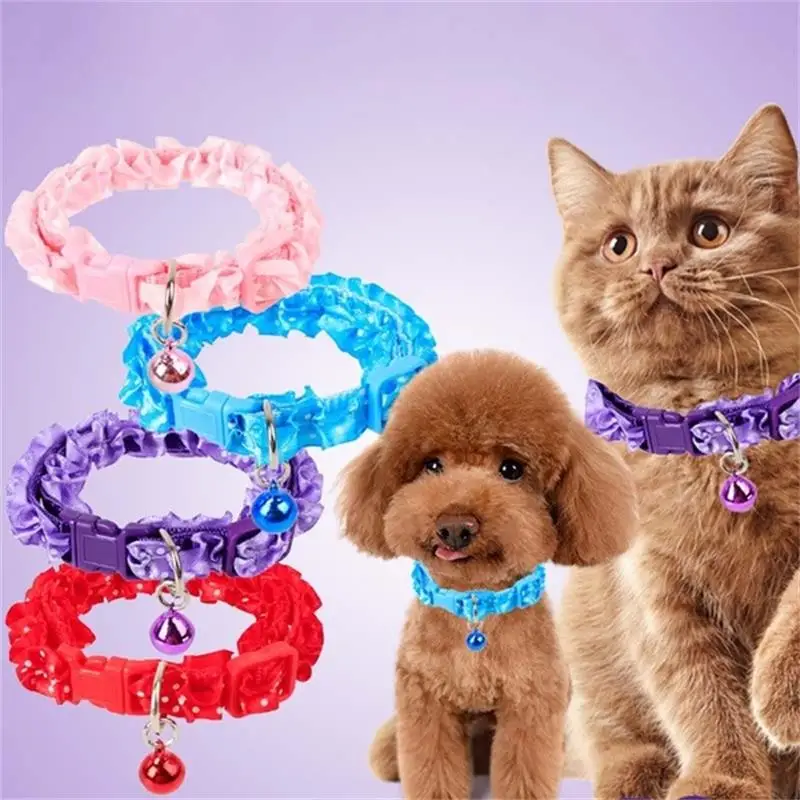 1PCS Cute Lace Small Dog Collar Adjustable Bell Cat Cute Buckle Collar Pet Supplies Puppy
1PCS Cute Lace Small Dog Collar Adjustable Bell Cat Cute Buckle Collar Pet Supplies Puppy