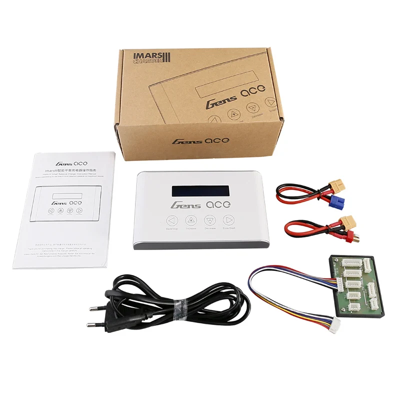 NEW GENS ACE IMARS III balance charger for NiMH, NiCd, LiPo, LiFe, and Pb batteries 2--6S 100-240V Smart charger 
NEW GENS ACE IMARS III balance charger for NiMH, NiCd, LiPo, LiFe, and Pb batteries 2--6S 100-240V Smart charger