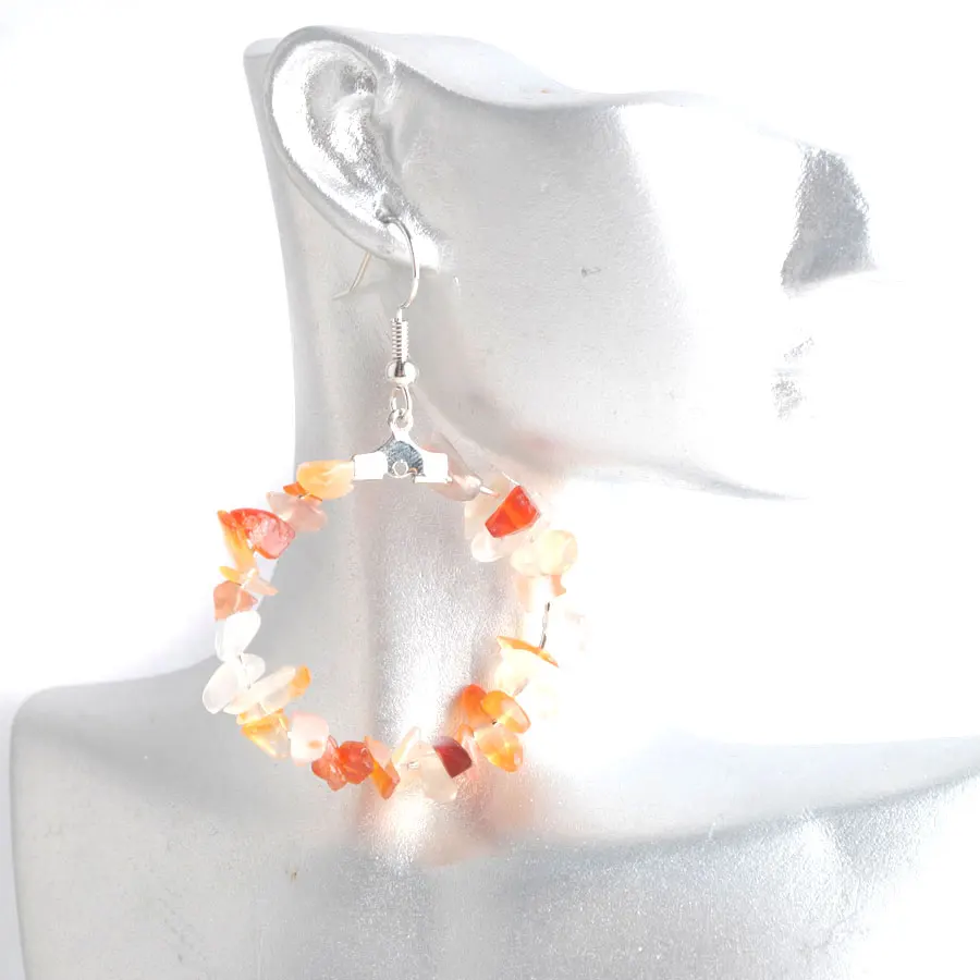 WOJIAER Natural Gem Stone Dangle Earring Red Agates Chip Bead Healing Unique Jewelry for Women PW9116
WOJIAER Natural Gem Stone Dangle Earring Red Agates Chip Bead Healing Unique Jewelry for Women PW9116