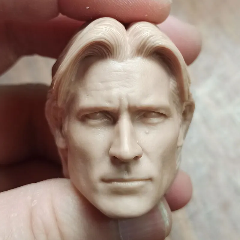Hot Sales 1/6th James Lannis Male Man Head Sculpture Unpainted White Color For 12inch DIY Figures Collectable 
Hot Sales 1/6th James Lannis Male Man Head Sculpture Unpainted White Color For 12inch DIY Figures Collectable
