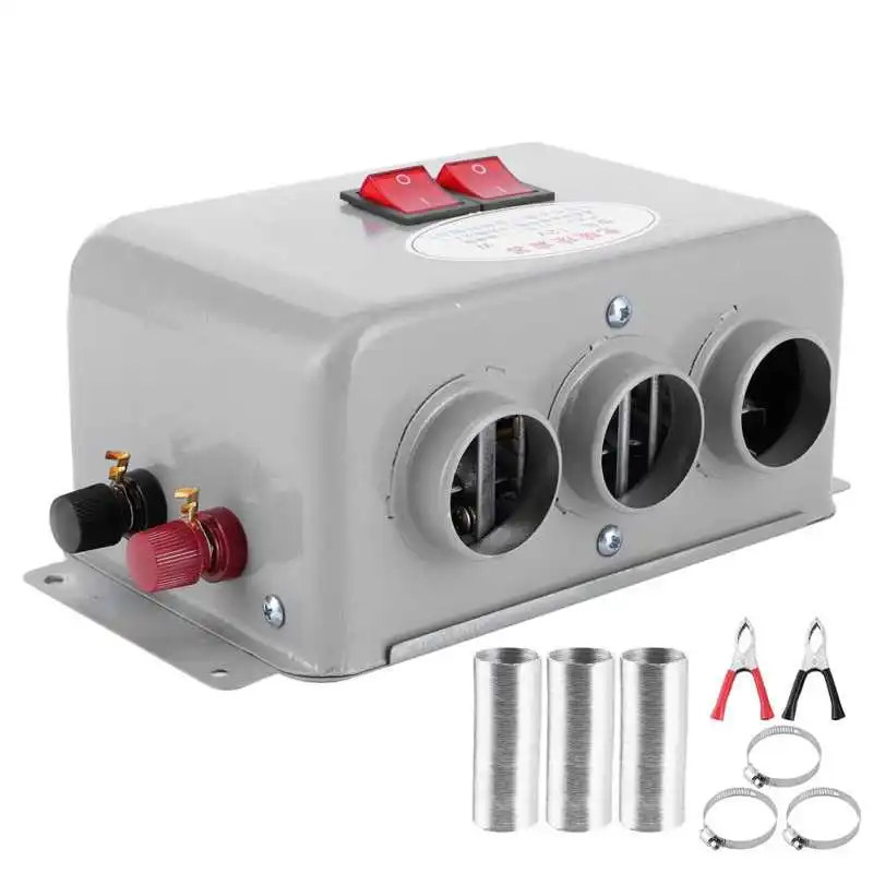 12V Compact Car Heater 3 Hole 600W-800W Winter Fast Heating Warmer Frost Removing Low Noise
12V Compact Car Heater 3 Hole 600W-800W Winter Fast Heating Warmer Frost Removing Low Noise