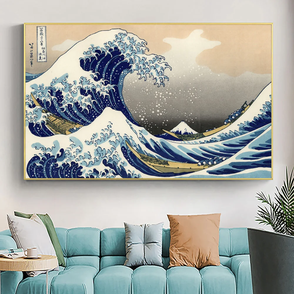 Japan Vintage Canvas Art Painting Great Wave Of Kanagawa Poster And Prints Home Decor Wall Picture For Living Room Cuadros
Japan Vintage Canvas Art Painting Great Wave Of Kanagawa Poster And Prints Home Decor Wall Picture For Living Room Cuadros