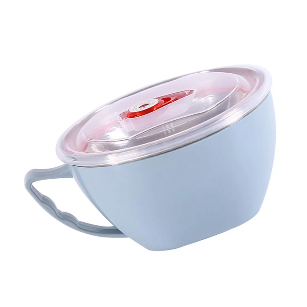 Stainless Steel Noodle Bowl with Handle and Lid Soup Bowls Food Insulation Container )
Stainless Steel Noodle Bowl with Handle and Lid Soup Bowls Food Insulation Container )