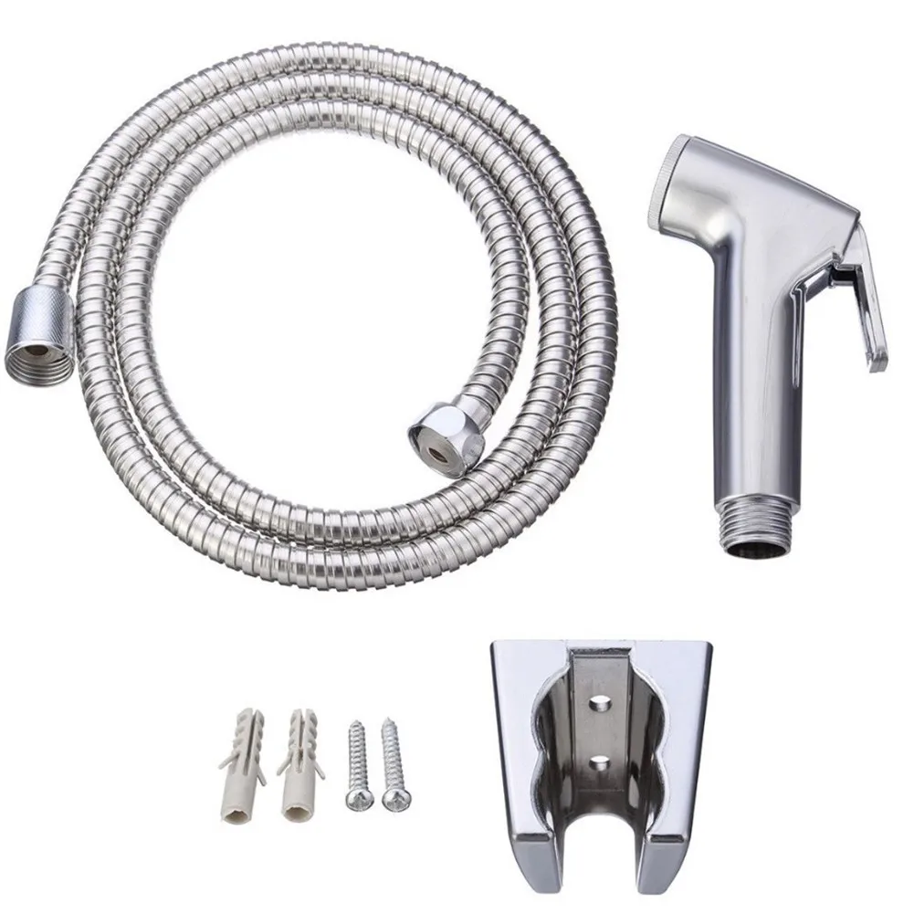 Handheld Toilet Spray Set For Cleaning Toilet Pressurized Flushing Nozzle Sprayer Holder Stainless Steel Hose Bathroom Supplies
Handheld Toilet Spray Set For Cleaning Toilet Pressurized Flushing Nozzle Sprayer Holder Stainless Steel Hose Bathroom Supplies