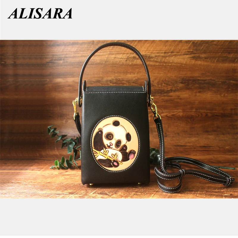 Very cute bag Panda pattern, leather carving handmade bag,Small square bag for women Cottage box small square bag, Messenger bag
Very cute bag Panda pattern, leather carving handmade bag,Small square bag for women Cottage box small square bag, Messenger bag