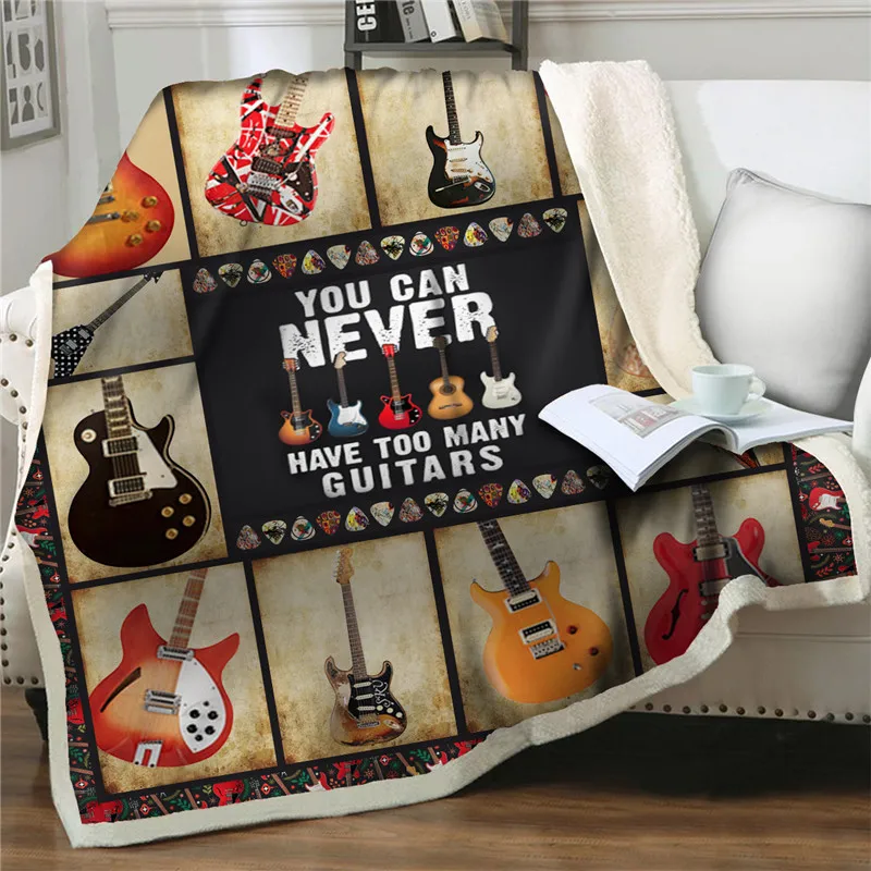 3D colorful guitar Printed Blankets Flannel thicken Blanket Bed Throw Soft Cartoon Bedspread bedding Sofa Gift weighted blanket
3D colorful guitar Printed Blankets Flannel thicken Blanket Bed Throw Soft Cartoon Bedspread bedding Sofa Gift weighted blanket