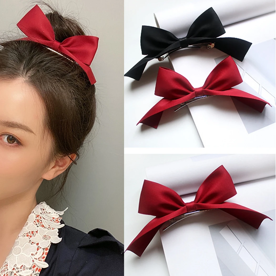 Заколка-бант для волос, с трехмерным бантом
Заколка-бант для волос, с трехмерным бантом