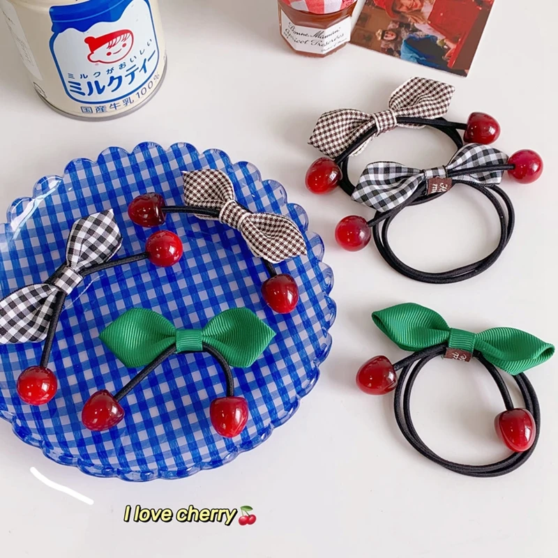 Lovely Cherry Headwear Kids Elastic Hair Bands Children Ropes Baby Girls Accessories Students Headdress Women Hairwear Supplies
Lovely Cherry Headwear Kids Elastic Hair Bands Children Ropes Baby Girls Accessories Students Headdress Women Hairwear Supplies