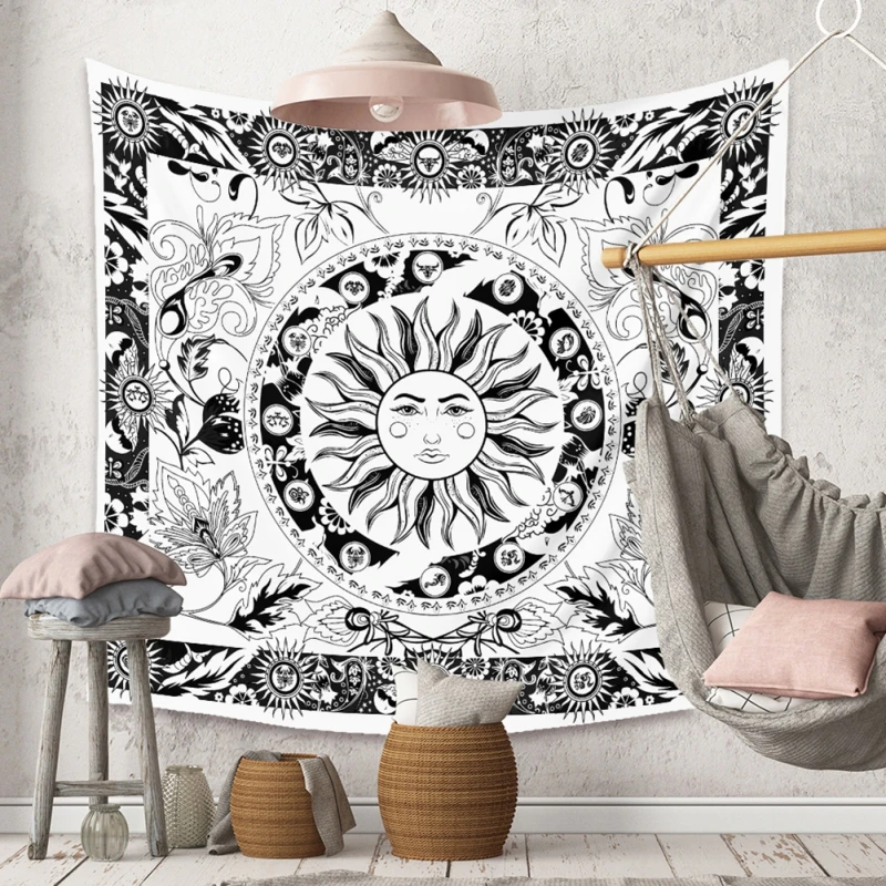 Bohemian Tapestry Retro Psychedelic Sun goddess Pattern Carpet Wall Tapestry Home Living Room Bedroom Wall Hanging Decoration
Bohemian Tapestry Retro Psychedelic Sun goddess Pattern Carpet Wall Tapestry Home Living Room Bedroom Wall Hanging Decoration