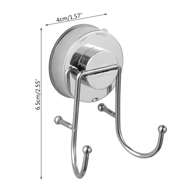 Free Punch Door Rear Hanging Suction Cup Double Hook Smooth Finish Sundries Storage Rack Pegs Simple Design Decorative Household
Free Punch Door Rear Hanging Suction Cup Double Hook Smooth Finish Sundries Storage Rack Pegs Simple Design Decorative Household
