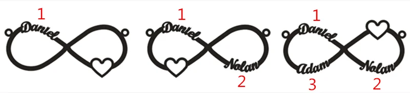 Customized Stainless Steel Infinity Name Necklace Boho Jewelry Personalized Heart Infinity Necklace Bridesmaid Gifts
Customized Stainless Steel Infinity Name Necklace Boho Jewelry Personalized Heart Infinity Necklace Bridesmaid Gifts