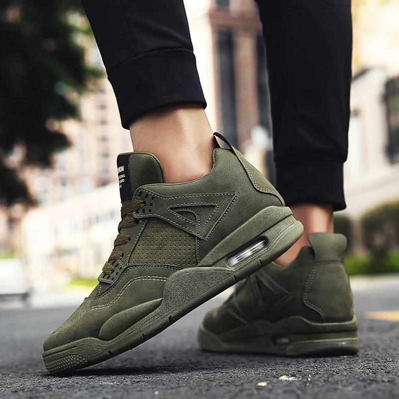 Fashion Men Leisure Suede Basketball Shoes Breathable Pu Leather Flat Casual Sports Sneakers
Fashion Men Leisure Suede Basketball Shoes Breathable Pu Leather Flat Casual Sports Sneakers