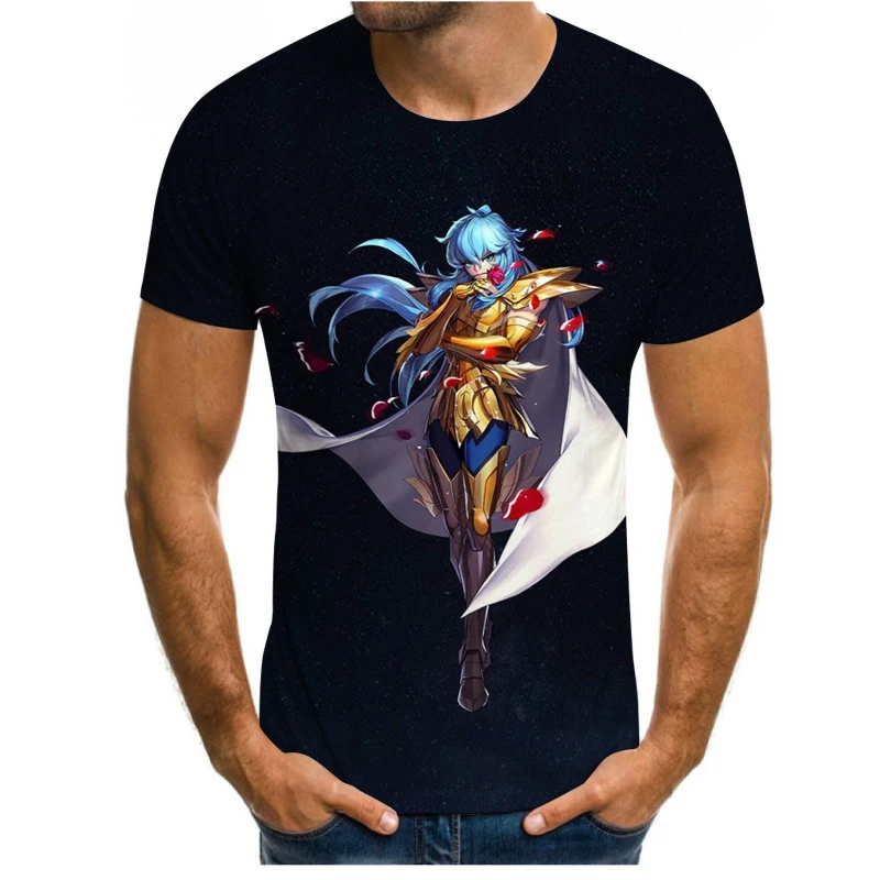 Anime fashion short-sleeved 3D handsome casual sports T-shirt O-neck breathable 2021 summer hot selling men and women
Anime fashion short-sleeved 3D handsome casual sports T-shirt O-neck breathable 2021 summer hot selling men and women