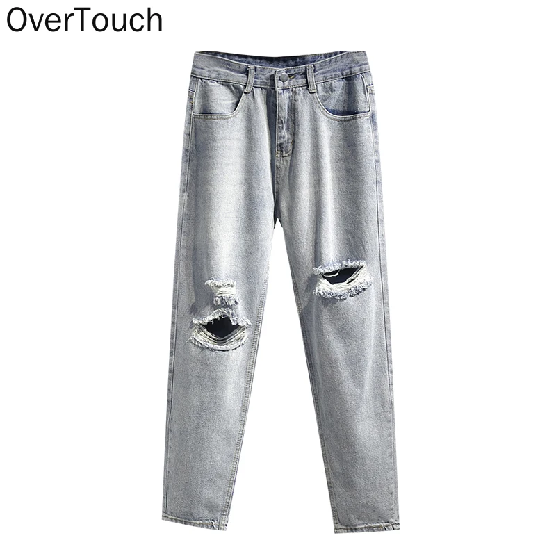 Plus Size Women Jeans Pants Ripped Hole High Waist Denim Harem Style Fashion Spring Straight New Large Size S-5XL 2021
Plus Size Women Jeans Pants Ripped Hole High Waist Denim Harem Style Fashion Spring Straight New Large Size S-5XL 2021
