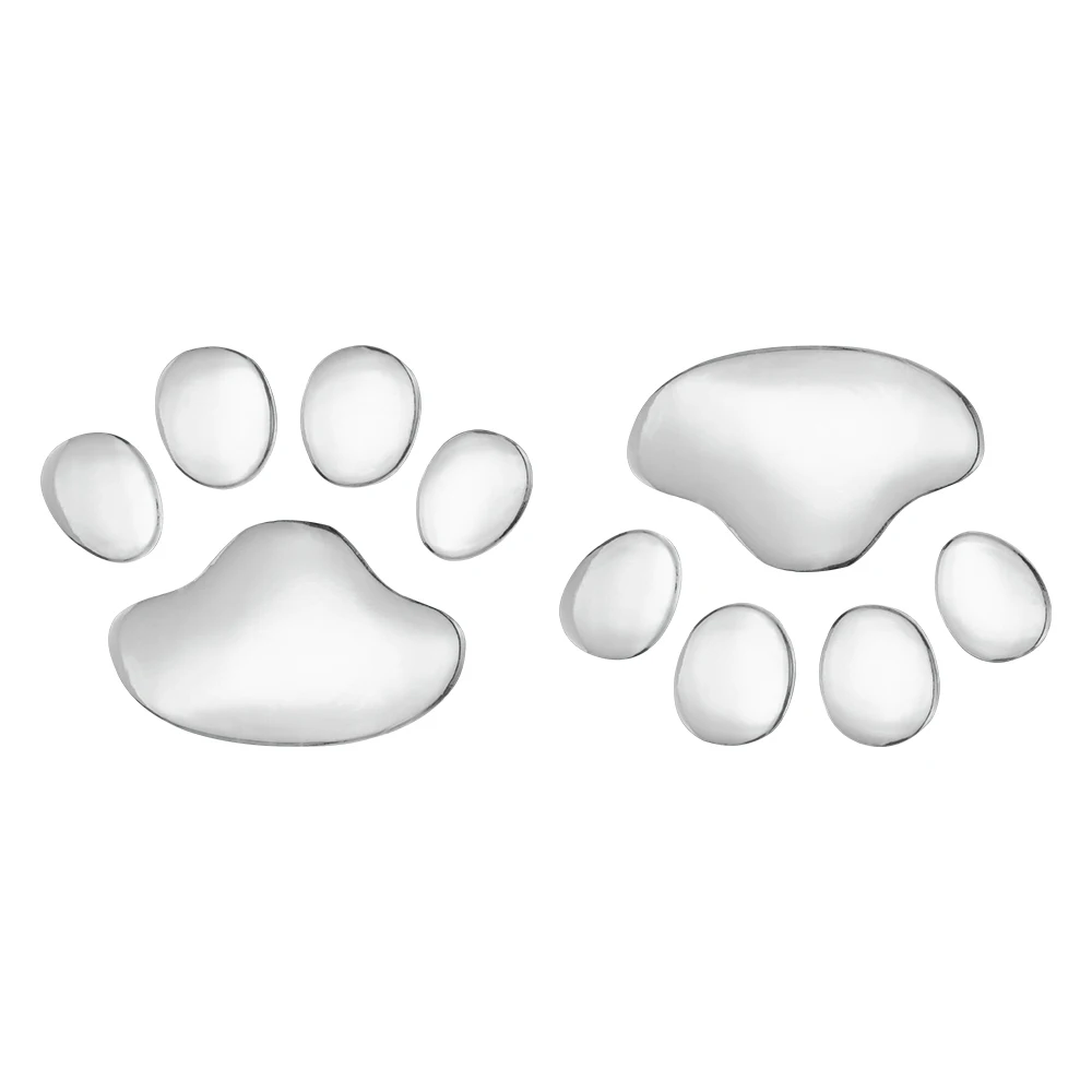 A Pair Car Sticker Decal Dog Cat Bear Footprint Fashion Footmark Cute Foot Prints Silver
A Pair Car Sticker Decal Dog Cat Bear Footprint Fashion Footmark Cute Foot Prints Silver
