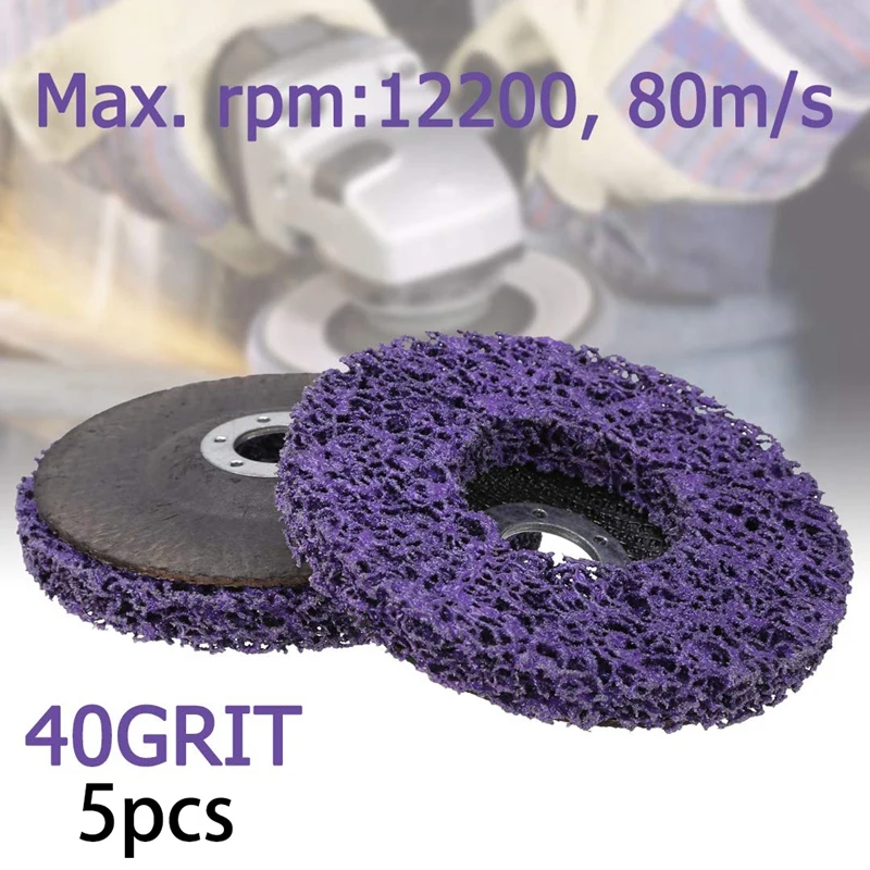 5Pcs Abrasive Wheel Grinder Strip Disc 125 mm Poly Strip Disc Wheel Paint Rust Removal Clean for Angle Grinder Removal
5Pcs Abrasive Wheel Grinder Strip Disc 125 mm Poly Strip Disc Wheel Paint Rust Removal Clean for Angle Grinder Removal