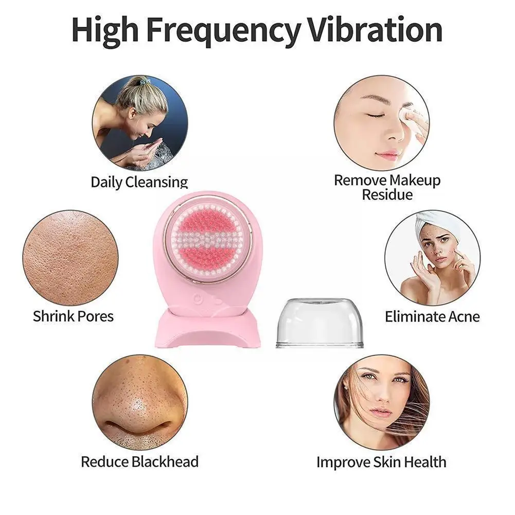 Ultrasonic Silicone Electric Cleansing Brush Sonic Blackhead Cleansing Cleanser Brush Washing Rechargeable Skin Face Massag Y7J3
Ultrasonic Silicone Electric Cleansing Brush Sonic Blackhead Cleansing Cleanser Brush Washing Rechargeable Skin Face Massag Y7J3