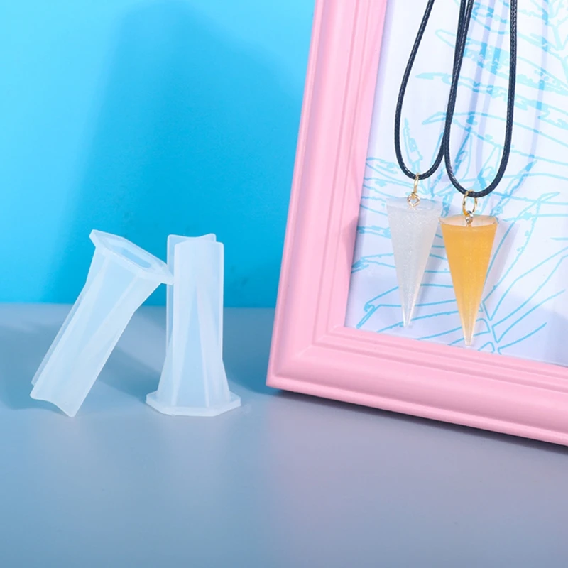 Crystal Epoxy Resin Mold Cone Pendant Casting Silicone Mould DIY Crafts Jewelry Making Tools
Crystal Epoxy Resin Mold Cone Pendant Casting Silicone Mould DIY Crafts Jewelry Making Tools