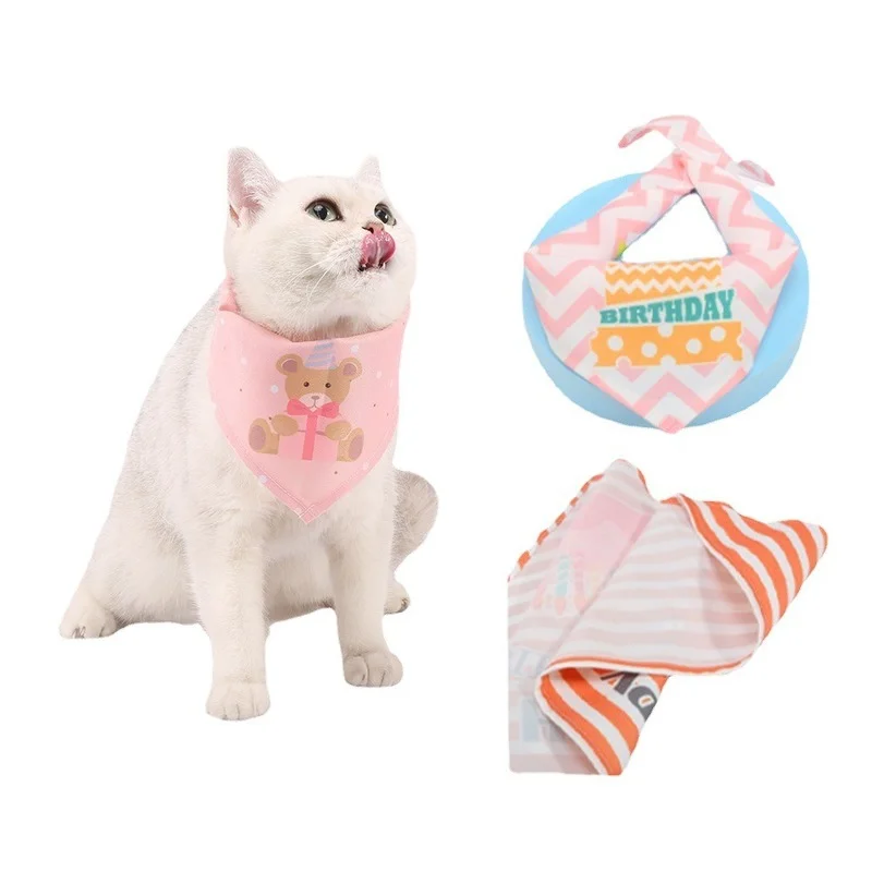 Слюнявчик для собак на день рождения, саржевое полотенце из полиэстера, слюнявчик для кошек, треугольный шарф для домашних питомцев, товары ...
Слюнявчик для собак на день рождения, саржевое полотенце из полиэстера, слюнявчик для кошек, треугольный шарф для домашних питомцев, товары ...