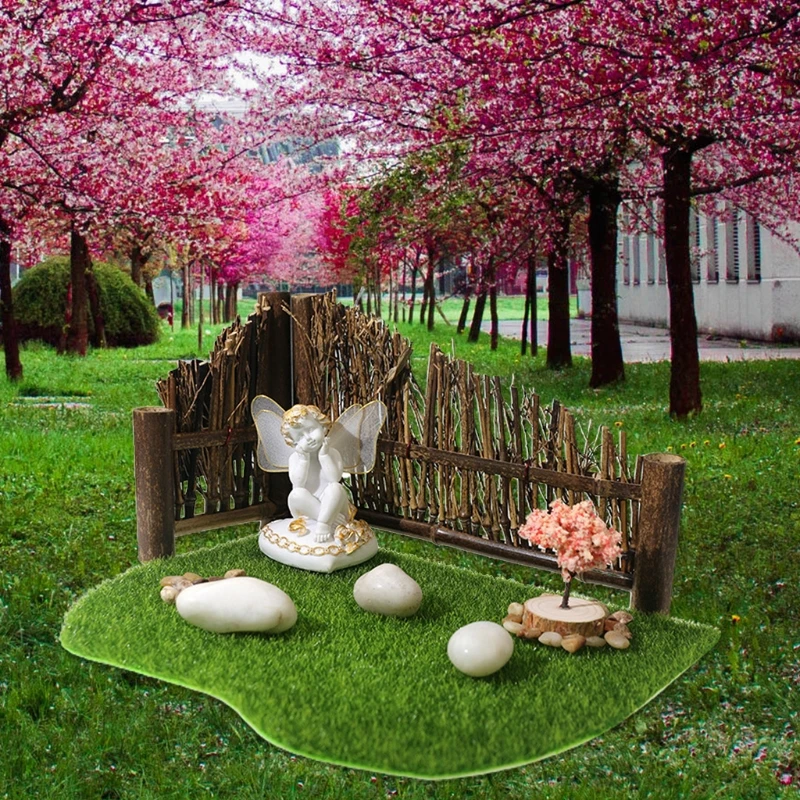 Miniature Fairy Garden Ornament Artificial Grass Lawn Fence Angel Statue for Indoor Outdoor Patio Porch Home Decorations
Miniature Fairy Garden Ornament Artificial Grass Lawn Fence Angel Statue for Indoor Outdoor Patio Porch Home Decorations