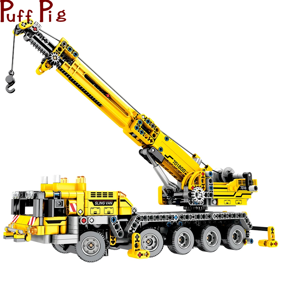 665pcs Engineering Lifting Crane Building Blocks high-tech Truck DIY CAR City Construction Bricks Set Toy for Children gift
665pcs Engineering Lifting Crane Building Blocks high-tech Truck DIY CAR City Construction Bricks Set Toy for Children gift