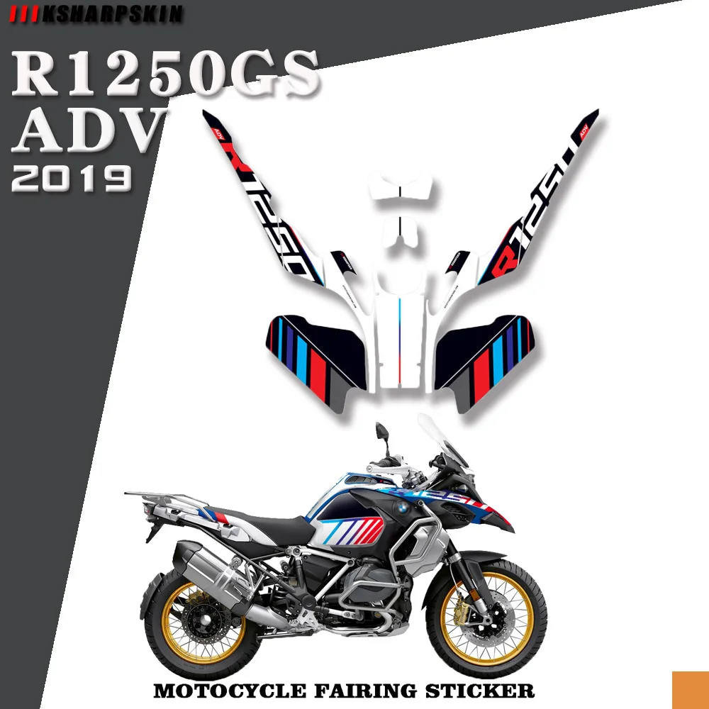 Индивидуальная Модифицированная Светоотражающая наклейка для BMW R1250GS ADV 2019 
Индивидуальная Модифицированная Светоотражающая наклейка для BMW R1250GS ADV 2019