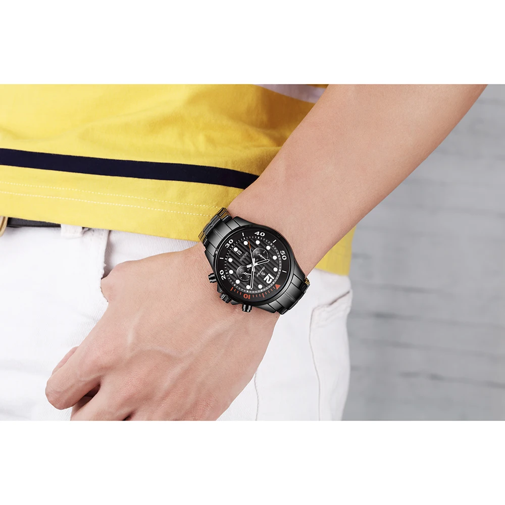 SENORS New Fashion Mens Watches Stainless Steel Top Brand Luxury Sports men's digital analog male Quartz Watch for Men man
SENORS New Fashion Mens Watches Stainless Steel Top Brand Luxury Sports men's digital analog male Quartz Watch for Men man