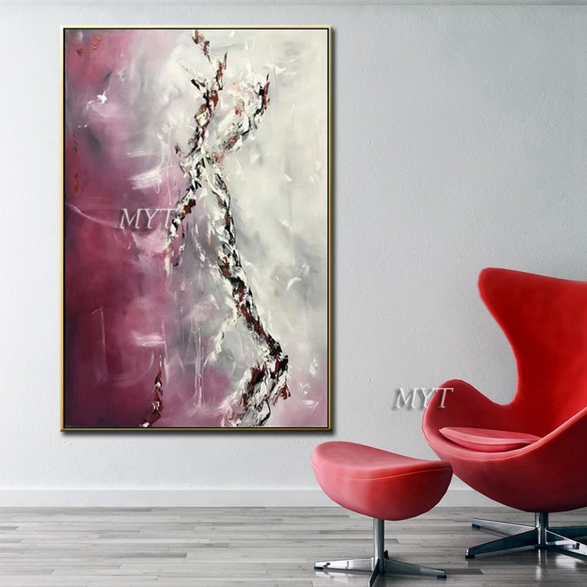 No Framed Hand Painted Pink Color Paintings Modern Handmade Newest Oil Painting On Canvas Home Goods Wall Art Decor Abstract Pa
No Framed Hand Painted Pink Color Paintings Modern Handmade Newest Oil Painting On Canvas Home Goods Wall Art Decor Abstract Pa