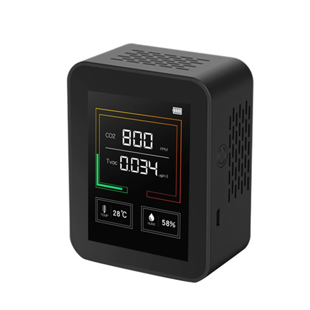 1pc Portable CO2 Monitor Temperature Humidity Monitor Infrared NDIR CO2 Detector Indoor Air Quality Detection Free Shipping
1pc Portable CO2 Monitor Temperature Humidity Monitor Infrared NDIR CO2 Detector Indoor Air Quality Detection Free Shipping