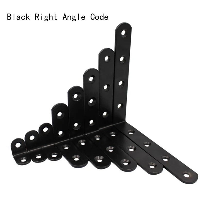 Thickened Stainless Steel,laminate Support, L Shape Fixed Bracket Connector, 90 Degree Right Angle, Black Corner Code
Thickened Stainless Steel,laminate Support, L Shape Fixed Bracket Connector, 90 Degree Right Angle, Black Corner Code