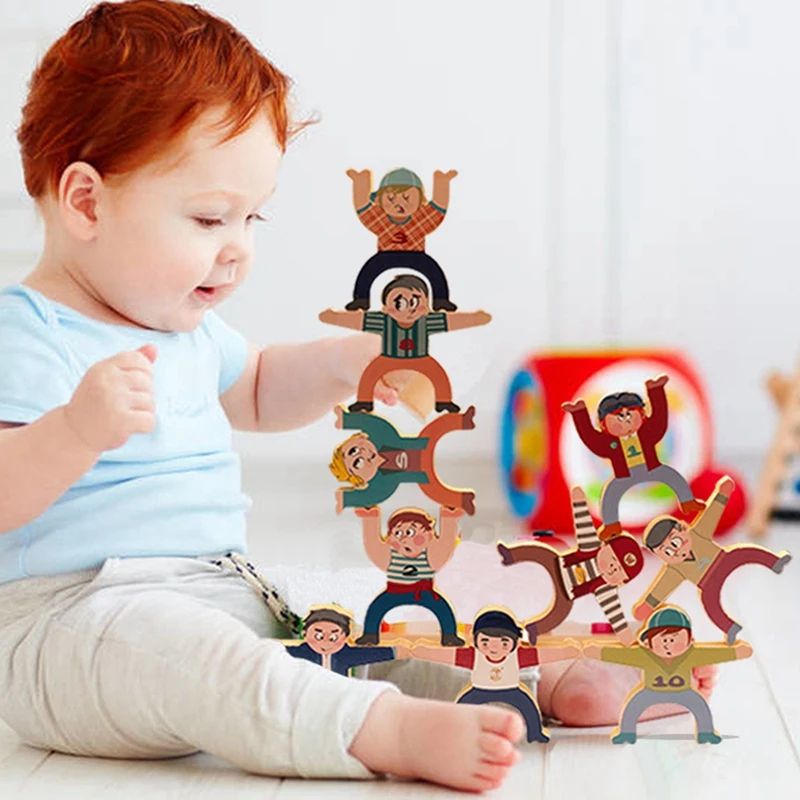 Wooden Funny Characters Toys Balance Stacking High Building Blocks Games Toddlers Kids Educational Toys (14Pc)
Wooden Funny Characters Toys Balance Stacking High Building Blocks Games Toddlers Kids Educational Toys (14Pc)