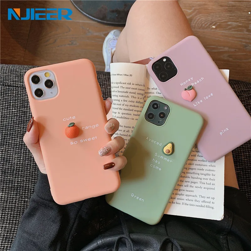 Cute 3D Fruit Avocado Phone Case For iPhone 11 Pro XS 11Pro Max XR X 8 7 6 6S Plus Soft TPU Silicon Back Cover Letter Candy Case 
Cute 3D Fruit Avocado Phone Case For iPhone 11 Pro XS 11Pro Max XR X 8 7 6 6S Plus Soft TPU Silicon Back Cover Letter Candy Case