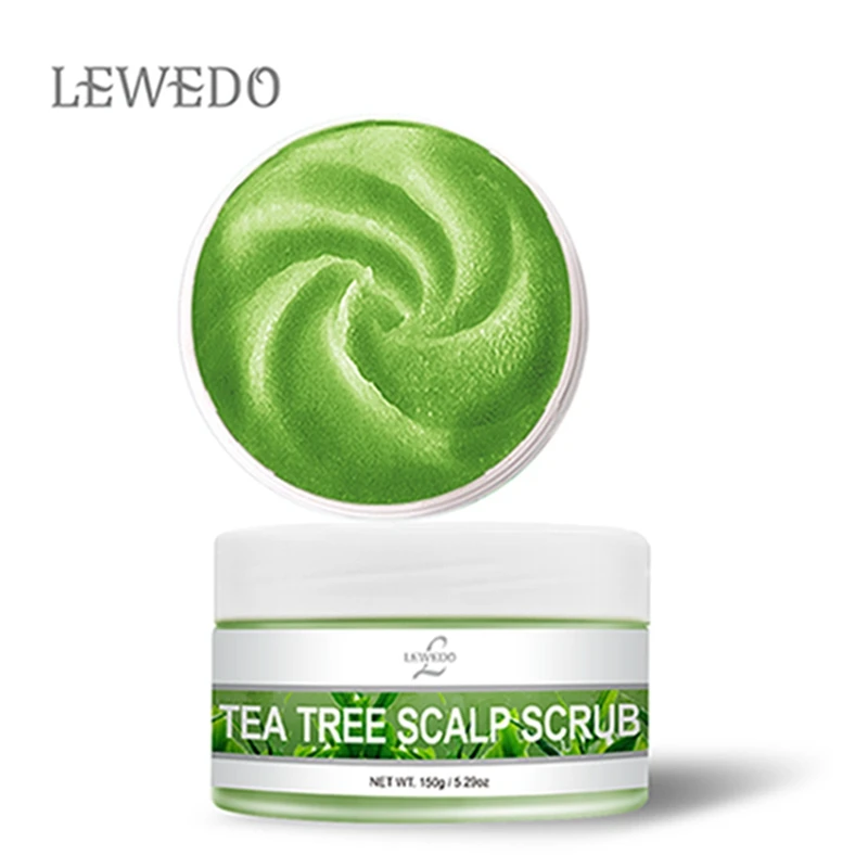 LEWEDO Tea Tree Scalp Scrub 150g Strengthen Hair Roots Repair Damaged Hair Moisturizing Smooth Scalp Massage Scrub 
LEWEDO Tea Tree Scalp Scrub 150g Strengthen Hair Roots Repair Damaged Hair Moisturizing Smooth Scalp Massage Scrub