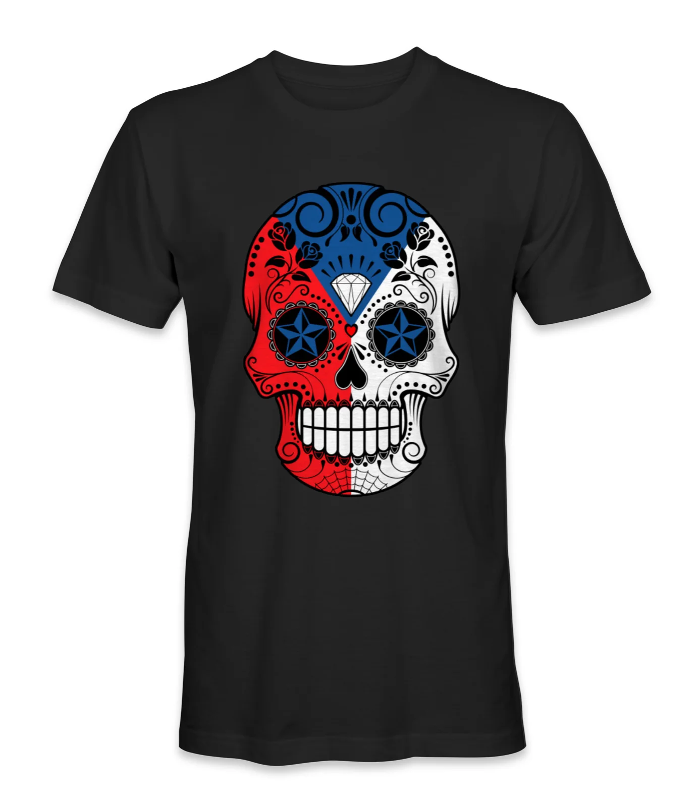 Czech Republic country flag on a skull Men Funny t-shirt Short Casual oversized t shirt
Czech Republic country flag on a skull Men Funny t-shirt Short Casual oversized t shirt