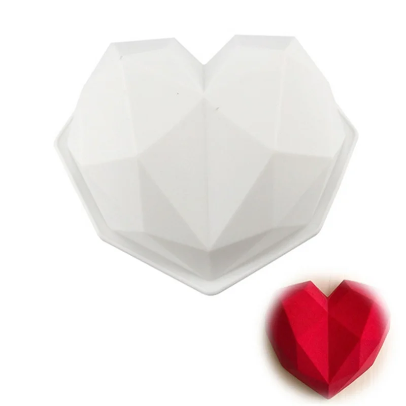 Kitchen Geometric Heart-shaped Silicone Baking Molds, Cake or Mousse Molds, Chocolate Baking Tools, Accessories
Kitchen Geometric Heart-shaped Silicone Baking Molds, Cake or Mousse Molds, Chocolate Baking Tools, Accessories