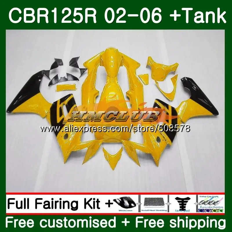 Тюнинг пакет для HONDA CBR125R 2002 2003 2004 2005 2006 светильник желтый 84CL. 41 CBR125RR CBR 125R 125CC 02 03 04 05