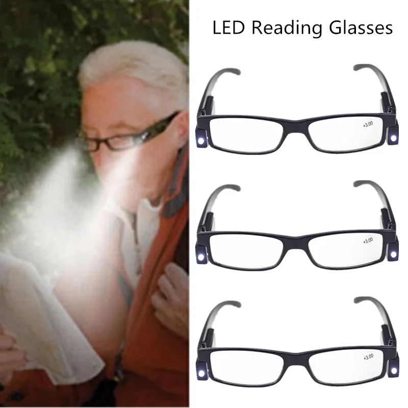 Comfortable LED Light Durable Lightweight Presbyopia Eyewear Magnification Glasses Reading Glasses
Comfortable LED Light Durable Lightweight Presbyopia Eyewear Magnification Glasses Reading Glasses