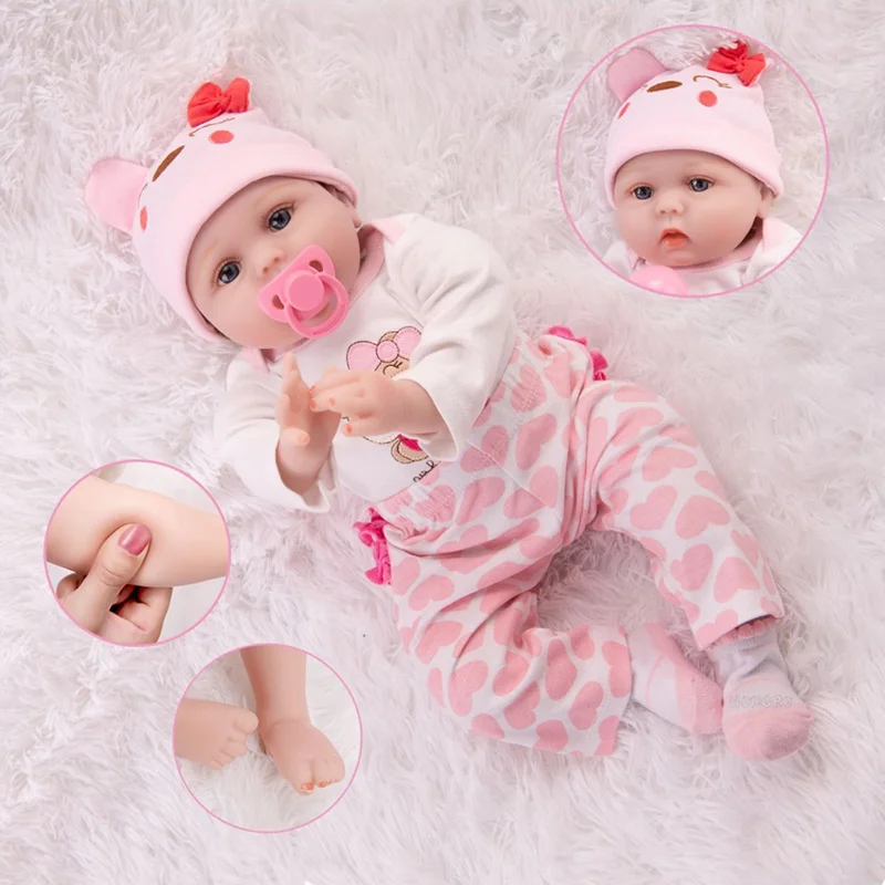 Rebirth Doll Simulation Baby Doll 55cm Baby Early Education Toys Are Popular
Rebirth Doll Simulation Baby Doll 55cm Baby Early Education Toys Are Popular