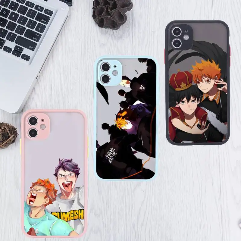 Cute Japan Anime Oya Haikyuu Phone Case For iPhone 12 11 Mini Pro XR XS Max 7 8 Plus X Matte transparent Pink Back Cover
Cute Japan Anime Oya Haikyuu Phone Case For iPhone 12 11 Mini Pro XR XS Max 7 8 Plus X Matte transparent Pink Back Cover