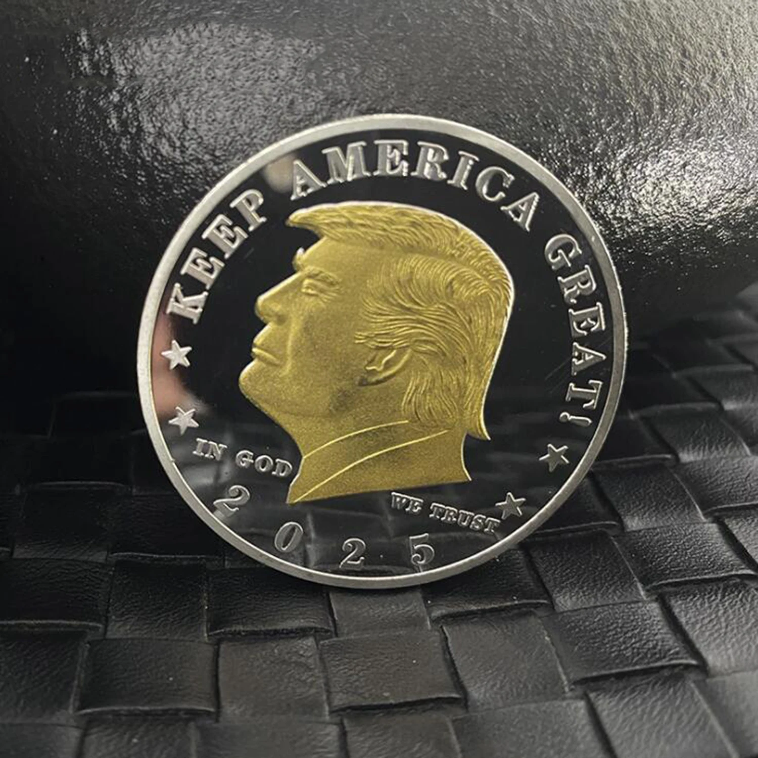 

Новинка 2025, американский президент, искусственная коллекция монет, стильный значок для США, оформление дома