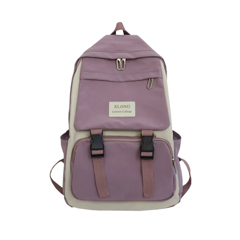 Schoolbag Female Korean High School Student Harajuku Ulzzang Fashion Backpack Female Junior Oxford Cloth Bag Contrast Color Bag
Schoolbag Female Korean High School Student Harajuku Ulzzang Fashion Backpack Female Junior Oxford Cloth Bag Contrast Color Bag
