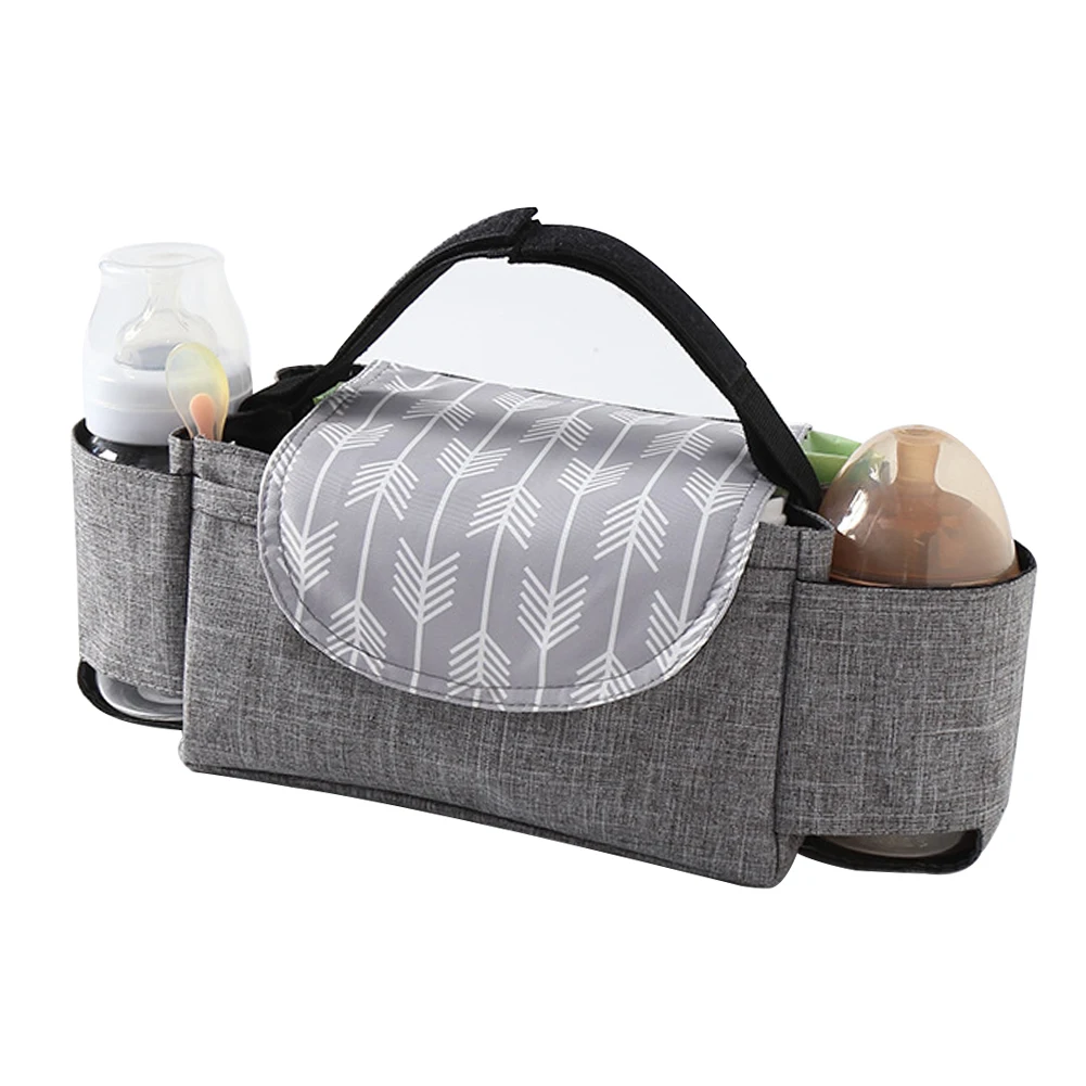 With Cup Holders Universal Large Capacity Portable Multifunction Carrying Bag Diaper Storage Toys Keys Baby Stroller Organizer
With Cup Holders Universal Large Capacity Portable Multifunction Carrying Bag Diaper Storage Toys Keys Baby Stroller Organizer