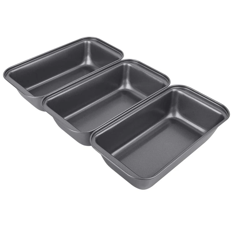 3 Pieces Nonstick Carbon Steel Baking Bread Pan, Bread Pans For Baking, Large Loaf Pan For Kitchen Baking, Cookie Baking
3 Pieces Nonstick Carbon Steel Baking Bread Pan, Bread Pans For Baking, Large Loaf Pan For Kitchen Baking, Cookie Baking