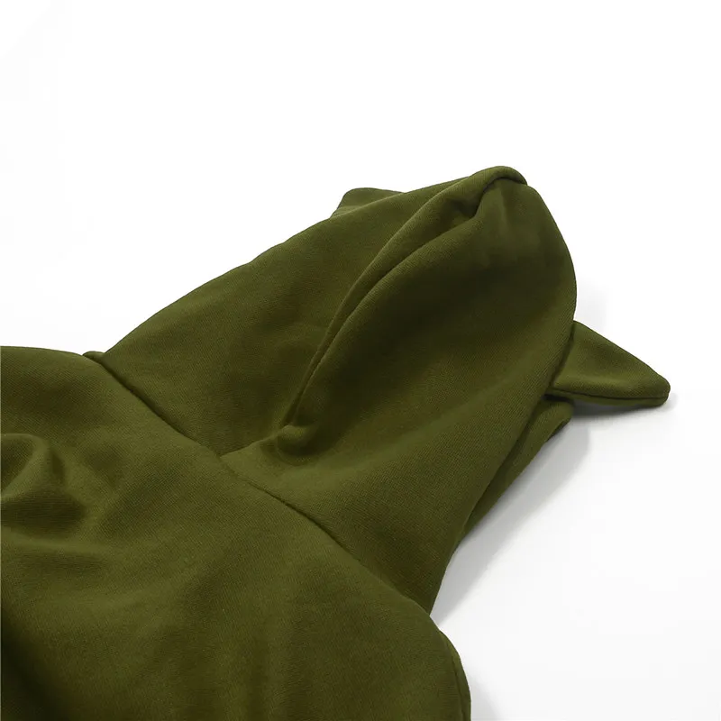 New Fashion Cool Girl Ladies Jacket Cat Ears Short Hooded Sports Sweater Hoodie Long-Sleeved Casual Pullover Outdoor Running
New Fashion Cool Girl Ladies Jacket Cat Ears Short Hooded Sports Sweater Hoodie Long-Sleeved Casual Pullover Outdoor Running