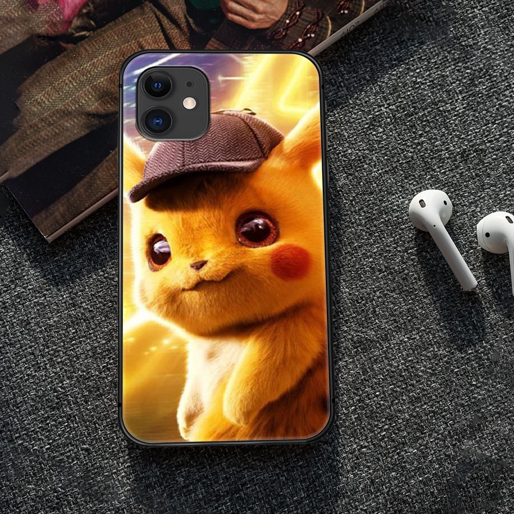 Anime Cute pikachus Phone Case Cover Hull For iphone 5 5s se 2020 6 6s 7 8 12 mini plus X XS XR 11 PRO MAX black Cover Painting
Anime Cute pikachus Phone Case Cover Hull For iphone 5 5s se 2020 6 6s 7 8 12 mini plus X XS XR 11 PRO MAX black Cover Painting