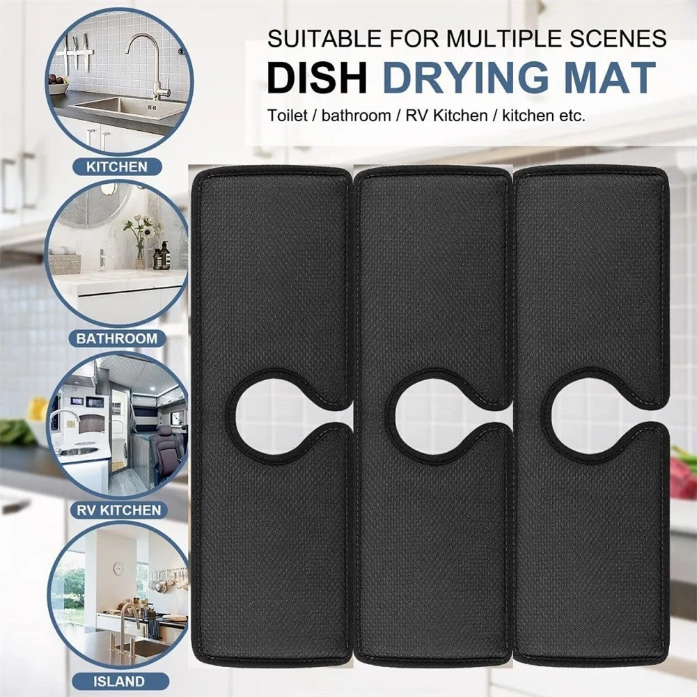 Kitchen Faucet Absorbent Mat Sink Splash Guard Microfiber Faucet Splash Catcher Countertop Protector Drying Pads For Bathroom
Kitchen Faucet Absorbent Mat Sink Splash Guard Microfiber Faucet Splash Catcher Countertop Protector Drying Pads For Bathroom