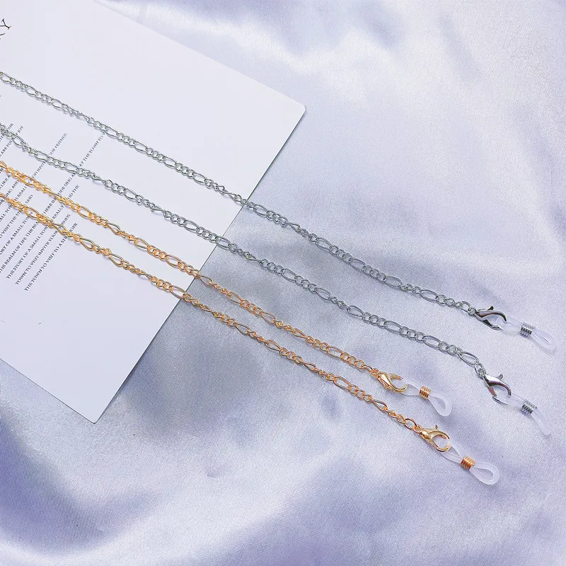New Simple Gold Silver Color Mask Chain For Women Fashion Cute Personality Anti-Lost Sunglasses Chain Eyeglass Masking Jewelry
New Simple Gold Silver Color Mask Chain For Women Fashion Cute Personality Anti-Lost Sunglasses Chain Eyeglass Masking Jewelry