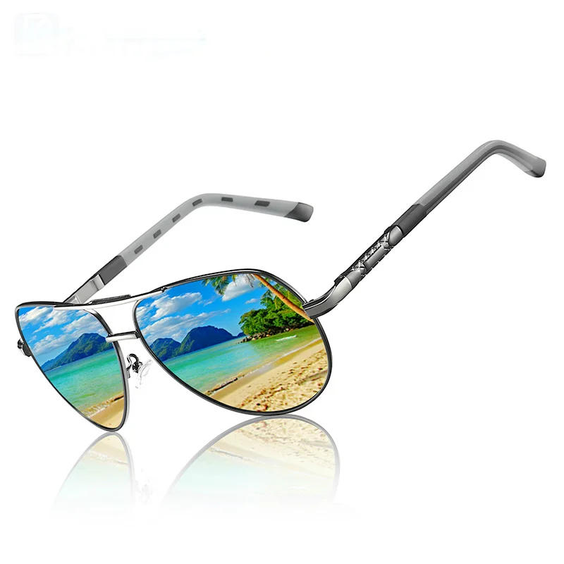 Sunglasses, metal saddle, polarizer, aviation sunglasses, suitable for fishing travel, retro
Sunglasses, metal saddle, polarizer, aviation sunglasses, suitable for fishing travel, retro