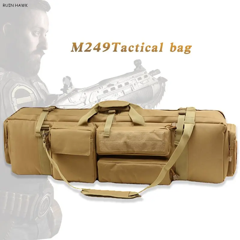 M249 Tactical Rifle Gun Bag Military Army Shooting Sniper Rifle Gun Case Oxford Gun Holster Hunting Gun Bag About 96cm
M249 Tactical Rifle Gun Bag Military Army Shooting Sniper Rifle Gun Case Oxford Gun Holster Hunting Gun Bag About 96cm