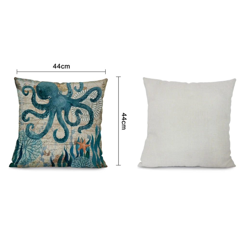 Sea Turtle Printed Cotton Linen Cushion Cover Marine Sea Horse Home Decor Pillowcase Octopus Sofa Cushion Case Cover
Sea Turtle Printed Cotton Linen Cushion Cover Marine Sea Horse Home Decor Pillowcase Octopus Sofa Cushion Case Cover